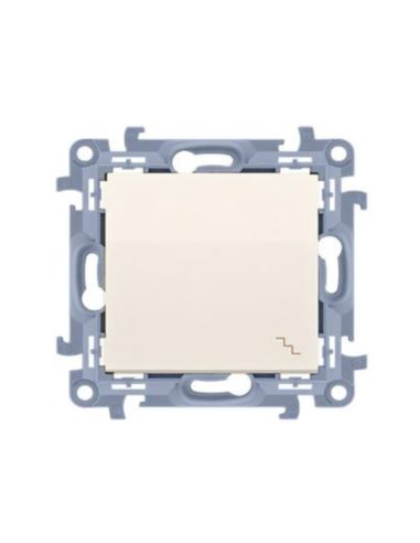 Simon10 Łącznik schodowy 10AX kremowy