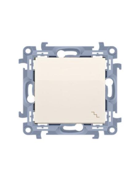 Simon10 Łącznik schodowy 10AX kremowy