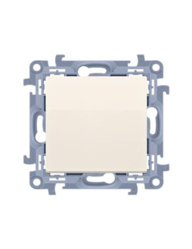 Simon10 Łącznik jednobiegunowy 10AX IP20 kremowy