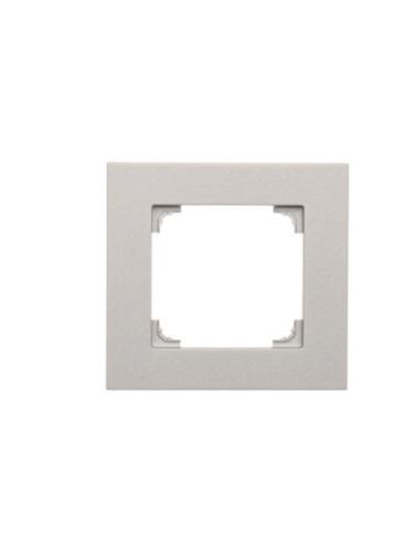 Simon55 Ramka 1-krotna LINE Aluminium mat TR1/143