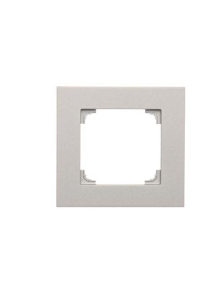 Simon55 Ramka 1-krotna LINE Aluminium mat TR1/143