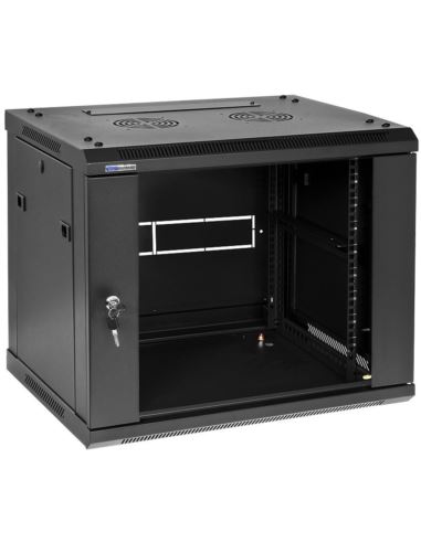 Szafa RACK wisząca 10" 9U 300mm W3309/B czarna