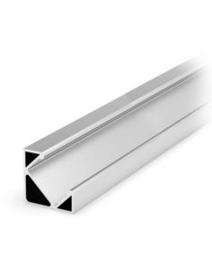 Profil LED CORNER 2m anodowany kątowy bez klosza