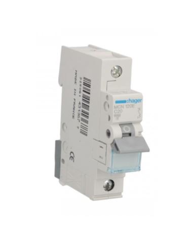 Wyłącznik nadprądowy Hager C20A 1P C16/1