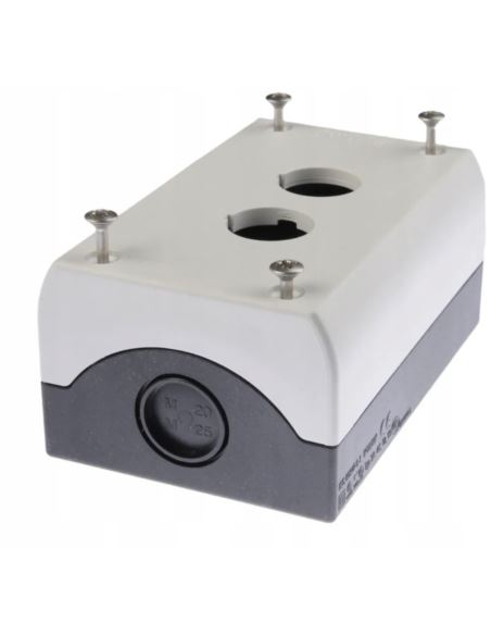 M22-I2 Obudowa kasety 2-otworowa 2mm szara IP67