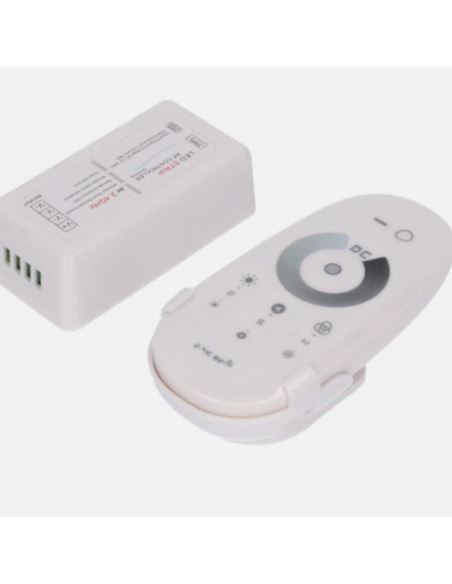 Sterownik LED Mono dotykowy pilot 12-24V czarny