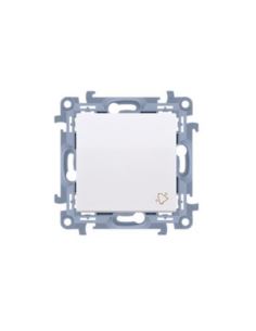 Simon10 Przycisk dzwonkowy biały