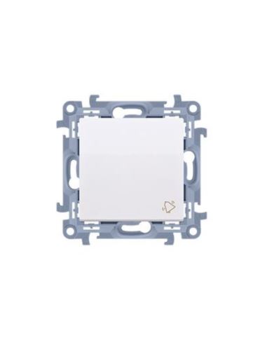 Simon10 Przycisk dzwonkowy biały