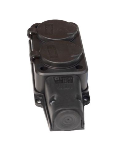 Listwa elektryczna gumowa 2x230V IP54 2 gniazda