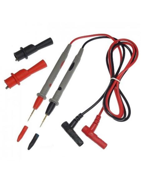 Kable do miernika cienka igła+ krokodyle 10A 1000V