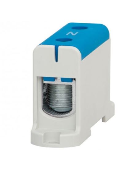 Złączka LZ 35mm2-150mm2 niebieska na szynę TH35