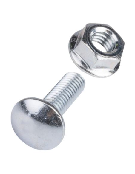 Śruba grzybkowa + nakrętka SGK M6x10 - 100szt.