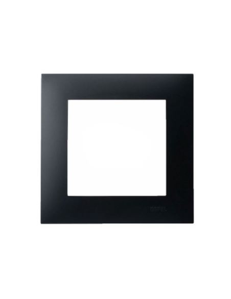 Szafir Ramka Pojedyncza czarny metalik 1X