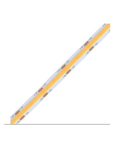 Taśma LED COB 12V 320LED 8W/m biała ciepła 5m IP20