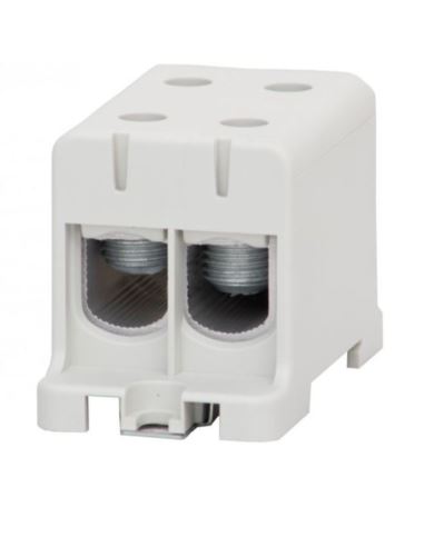 Złączka LZ 2x95/2x95mm2 szara na szynę TH35