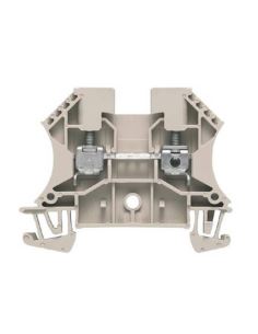 Złączka śrubowa WDU 2,5 beżowa na szynę TH35