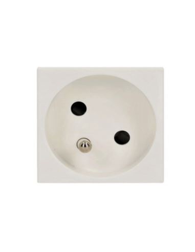 Simon Gniazdo K45 z schuko 16A czysta biel