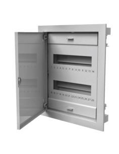 Rozdzielnica podtynkowa 2x12MOD uniwers.met.drzwi