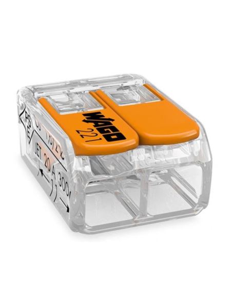 Szybkozłączka 2-przewodowa z dźwigniami 221-412