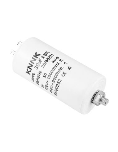 Kondensator rozruchowy 30uF 450V bez przewodu
