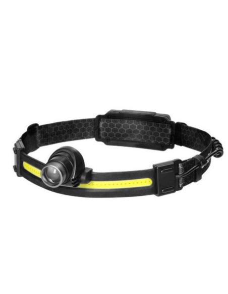 Latarka czołowa LED XHP50 618lm + 10 LED SMD 155lm