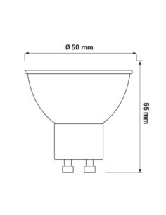 Żarówka LED ORO TOTO 5W/840 GU10 4000K 2