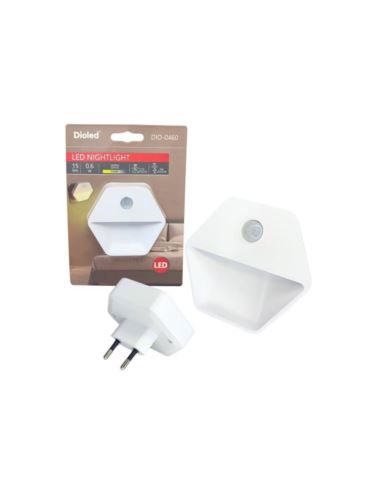 Lampka nocna LED DIOLED HEKSAGON+ S PIR