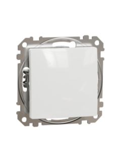 Przycisk 1-biegunowy, biały, Sedna Design i Elemen