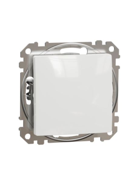 Przycisk 1-biegunowy, biały, Sedna Design i Elemen