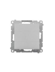 Simon 55 Zaślepka ramki (moduł) Aluminium mat