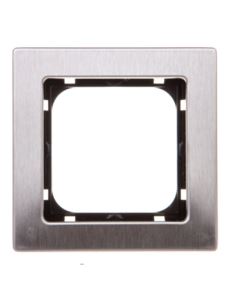 SONATA Ramka pojedyncza stal inox metal