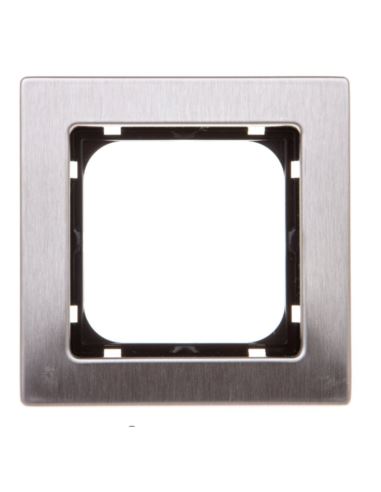 SONATA Ramka pojedyncza stal inox metal
