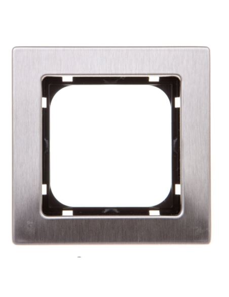 SONATA Ramka pojedyncza stal inox metal