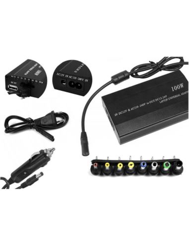 Zasilacz uniwersalny do laptopa 12...-24V 100W