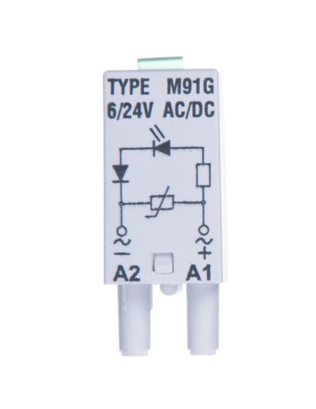 Moduł sygnalizacyjny LV 6-24V AC/DC M19G szary