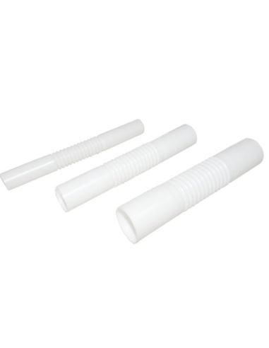 Złączka ZCLF-20 biała karbowana