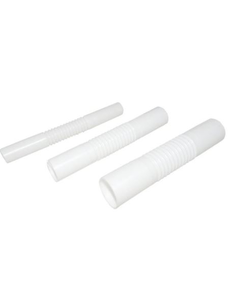 Złączka ZCLF-20 biała karbowana