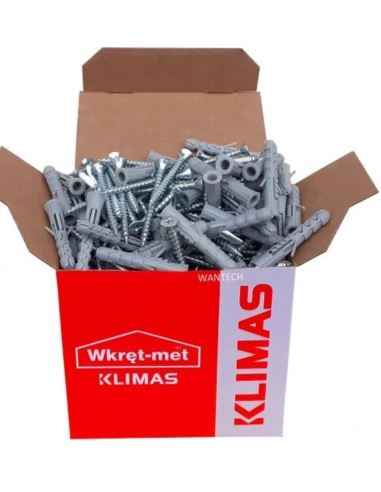 Kołek rozporowy 8/4x50mm krzyż KRX