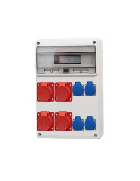 Rozdzielnica LEGATO16M 2x32A/5 4x230V 2xDATA 2xRJ