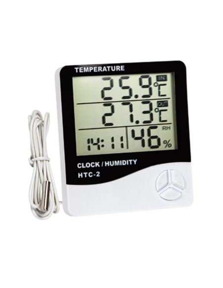 Termo-higrometr HTC-2 stacja pogodowa
