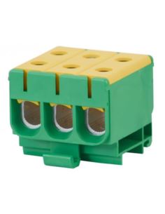 Złączka LZ 3x50/3x50mm2 żółto-ziel na szynę TH35