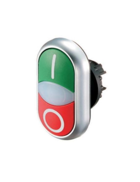 Napęd przycisku podw. M22-DDL-GR-X1/X0 ziel/czerw