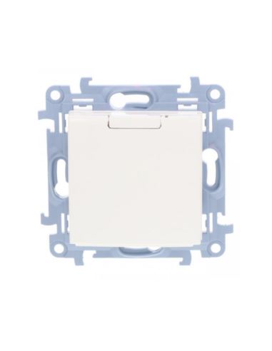 Simon 10 Gniazdo poj. SCHUKO białe 16A IP20