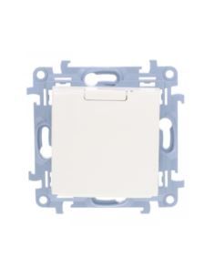 Simon 10 Gniazdo poj. uszcz. SCHUKO  białe IP44