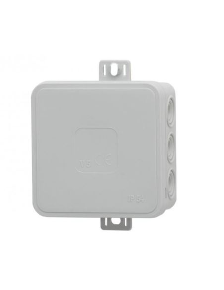 Puszka V6 85x85x41mm n/t IP54 12-wlot.klik popiel