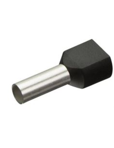 Końcówka tulejkowa izol. HI 2x6/14 ERHL czarny/żół