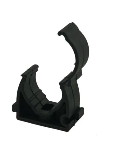 Uchwyt zamykany UZ-28 UV do montażu rur 28mm czarn