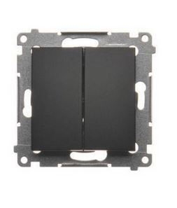 Simon54 Łącznik świecznikowy podw. czarny mat