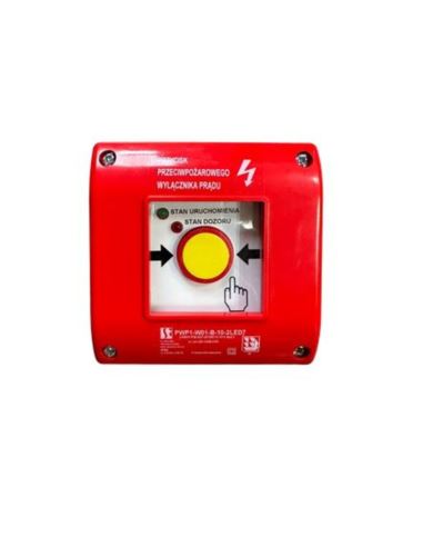 Ręczny przycisk pożarowy PWP1 2LED zielony/czerwon