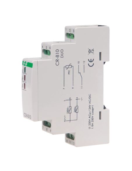 Regulator temperatury CR-810 DUO 24 AC/DC